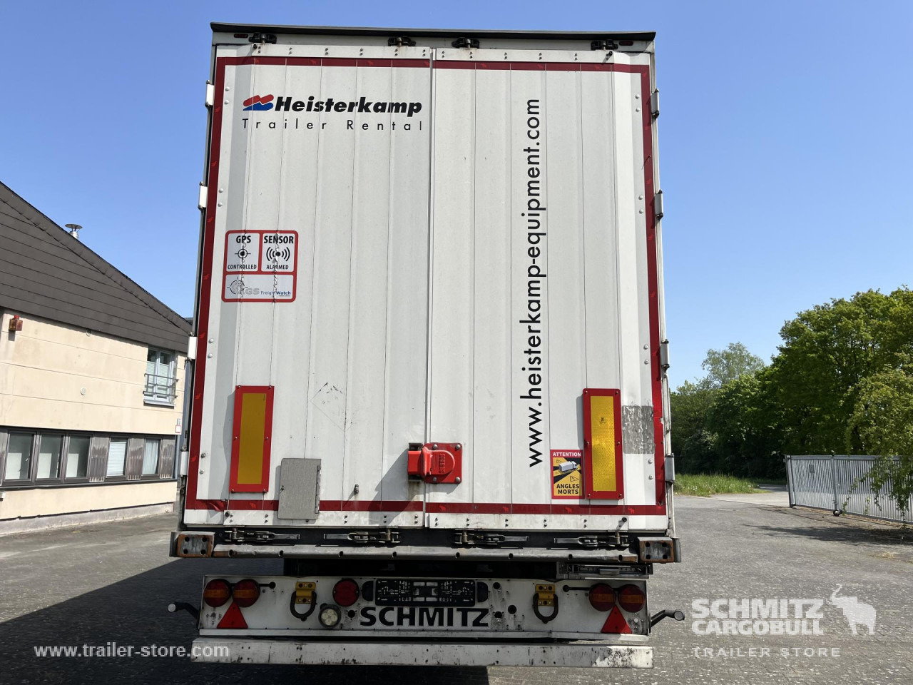 Félpótkocsi dobozos SCHMITZ Auflieger Trockenfrachtkoffer Standard