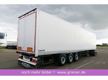 Félpótkocsi dobozos Schmitz Cargobull SKO 24/ DOPPELSTOCK / ZURRLEISTE / LASI /TOP