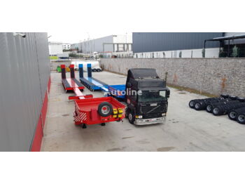 Félpótkocsi mélybölcsős GURLESENYIL hydraulic low loader