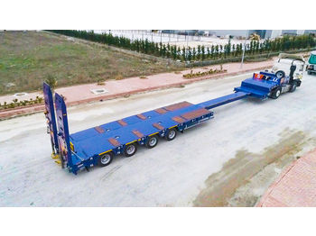 Félpótkocsi mélybölcsős STU 4 AXLE EXTENDABLE
