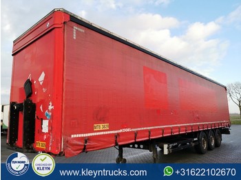 Félpótkocsi ponyvás Kögel SAF AXLES SIDE BOARD hard houten vloer
