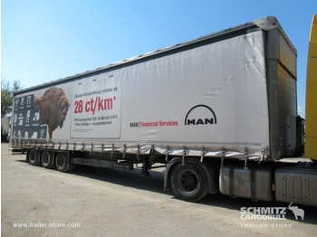 Félpótkocsi ponyvás SCHMITZ Curtainsider Mega