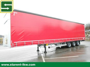 Félpótkocsi ponyvás Schmitz Cargobull Megatrailer,Hubdach,Liftachse, XL+Getränke Zert.
