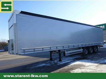 Félpótkocsi ponyvás Schmitz Cargobull Tautliner, Hubdach, Liftachse, ALU Latten