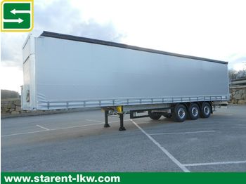 Félpótkocsi ponyvás Schmitz Cargobull Tautliner, Hubdach, Liftachse, XL+Getränke Zert.