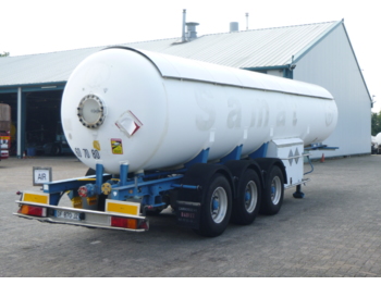 Tartályos félpótkocsi a következők szállításához gáz Guhur Low-pressure gas tank steel 31.5 m3 / 10 bar (methyl chloride): 3 kép.