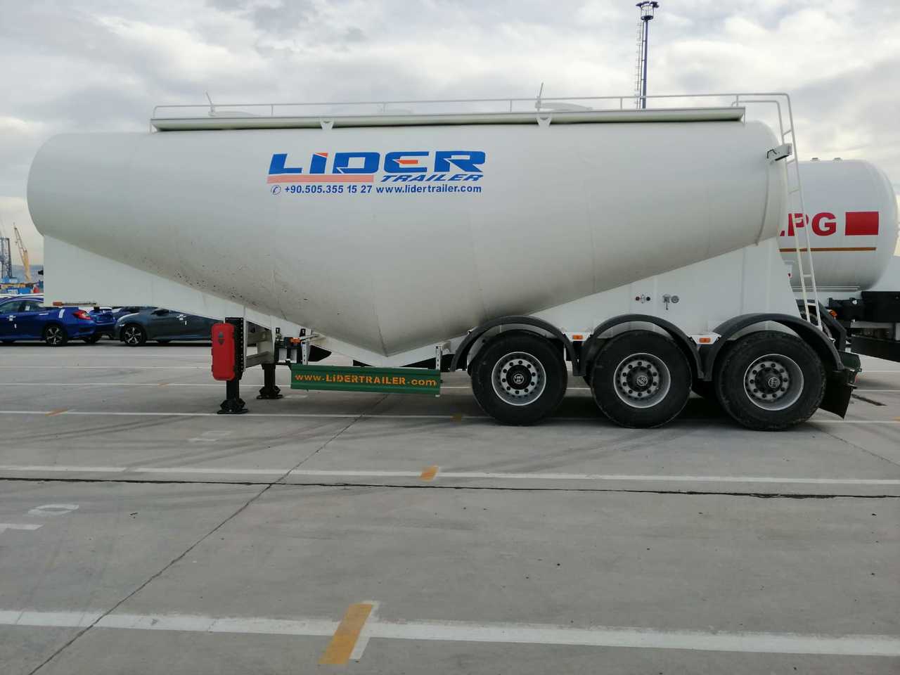 Új Tartályos félpótkocsi a következők szállításához cement LIDER 2023 MODEL NEW CEMENT TANKER: 17 kép.