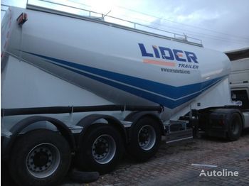 Új Tartályos félpótkocsi a következők szállításához cement LIDER 2023 NEW (FROM MANUFACTURER FACTORY SALE): 4 kép.