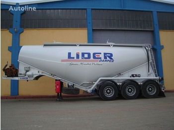 Új Tartályos félpótkocsi a következők szállításához cement LIDER 2024 YEAR NEW BULK CEMENT manufacturer co.: 5 kép.