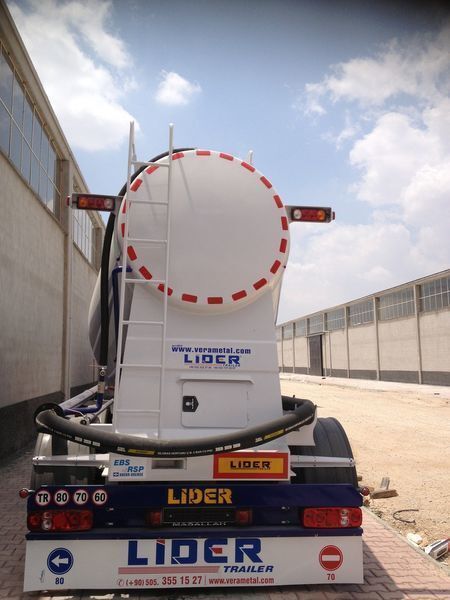 Új Tartályos félpótkocsi a következők szállításához cement LIDER 2024 YEAR NEW BULK CEMENT manufacturer co.: 6 kép.