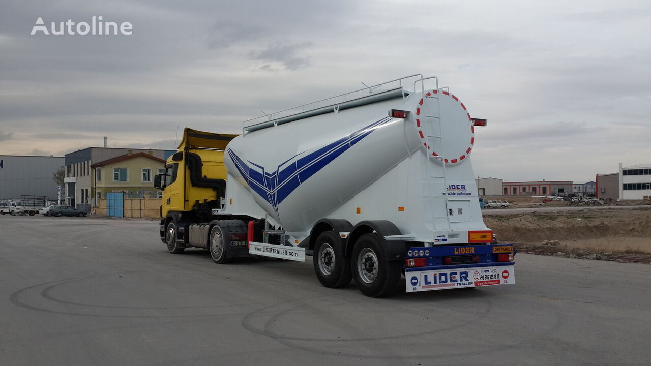Új Tartályos félpótkocsi a következők szállításához cement LIDER 2024 YEAR NEW BULK CEMENT manufacturer co.: 20 kép.