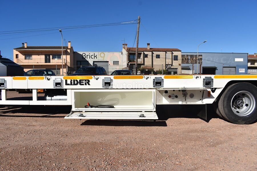 Új Félpótkocsi mélybölcsős LIDER 2024 YEAR NEW LOWBED TRAILER FOR SALE (MANUFACTURER COMPANY): 14 kép.