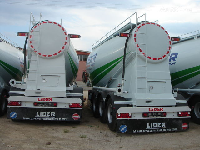 Új Tartályos félpótkocsi a következők szállításához cement LIDER NEW ciment remorque 2023 YEAR (MANUFACTURER COMPANY): 3 kép.