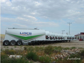Új Tartályos félpótkocsi a következők szállításához cement LIDER NEW ciment remorque 2024 YEAR (MANUFACTURER COMPANY): 4 kép.
