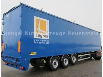 Félpótkocsi dobozos Legras 3-Achs Schubboden 93m³ Trennwand Lifta.: 1 kép.