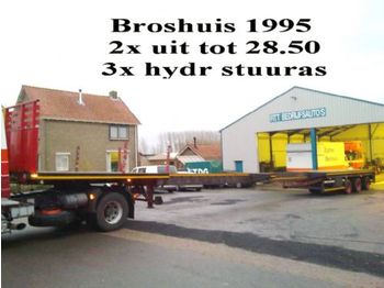 Broshuis 3 AOU48 VLAKKE UITSCHUIVER - Platós félpótkocsi
