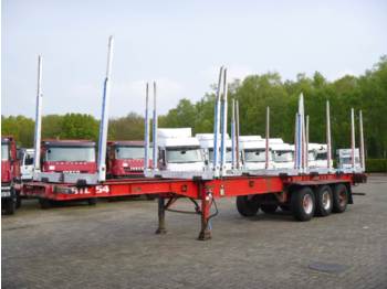 Dennison 3-axle wood trailer 13.6 m - Platós félpótkocsi