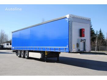  Schmitz-cargobull 2x Podnoszona oś, kosz paletowy, magazyn desek - ponyvás félpótkocsi