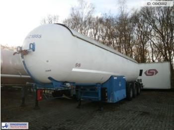 Tartályos félpótkocsi a következők szállításához gáz Robine Gas tank steel 49 m3: 1 kép.