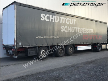  SCHMITZ 3 Achs Pritschenauflieger SCS 24/L Stapleraufn.+Lenkachse - Ponyvás félpótkocsi
