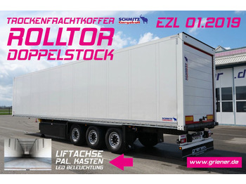 Félpótkocsi dobozos Schmitz Cargobull SKO 24 / DOPPELSTOCK /ROLLTOR /LIFT / LED / TOP: 1 kép.