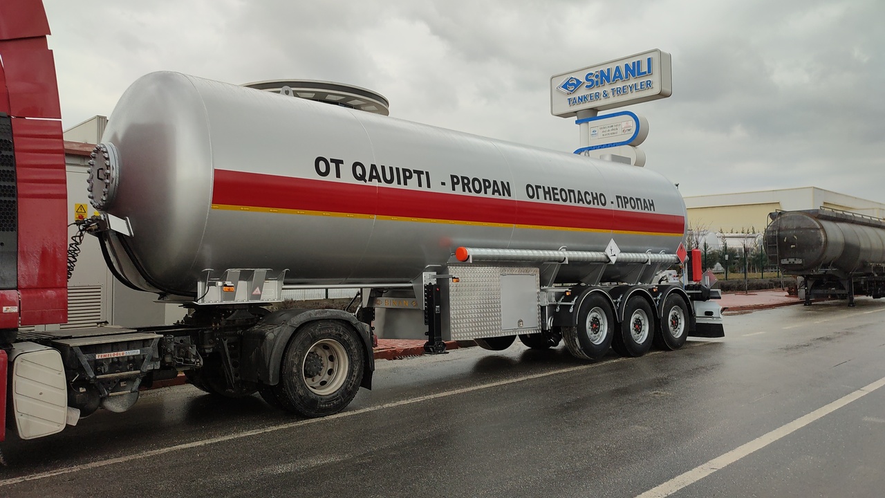 Új Tartályos félpótkocsi Sinan tanker LPG tanker - Газовоз: 5 kép.