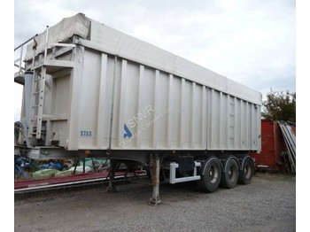 Félpótkocsi billenőplatós a következők szállításához ömlesztett áruk Stas Benne céréalière 48m3: 1 kép.