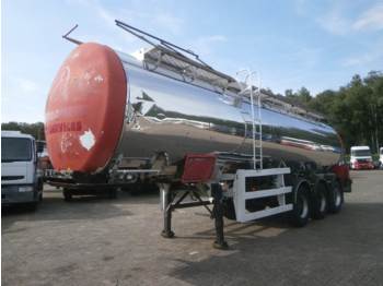 Clayton Food (milk) tank inox 30m3 / 1 Comp - Tartályos félpótkocsi