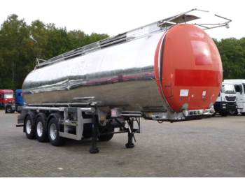 Clayton Food (milk) tank inox 32.5 m3 / 1 comp - Tartályos félpótkocsi