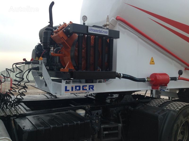 Tartályos félpótkocsi LIDER NEW ciment remorque 2022 YEAR (MANUFACTURER COMPANY): 14 kép.