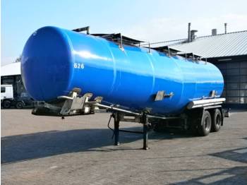 Maisonneuve Chemical tank Inox 31m3 / 3 comp. - Tartályos félpótkocsi
