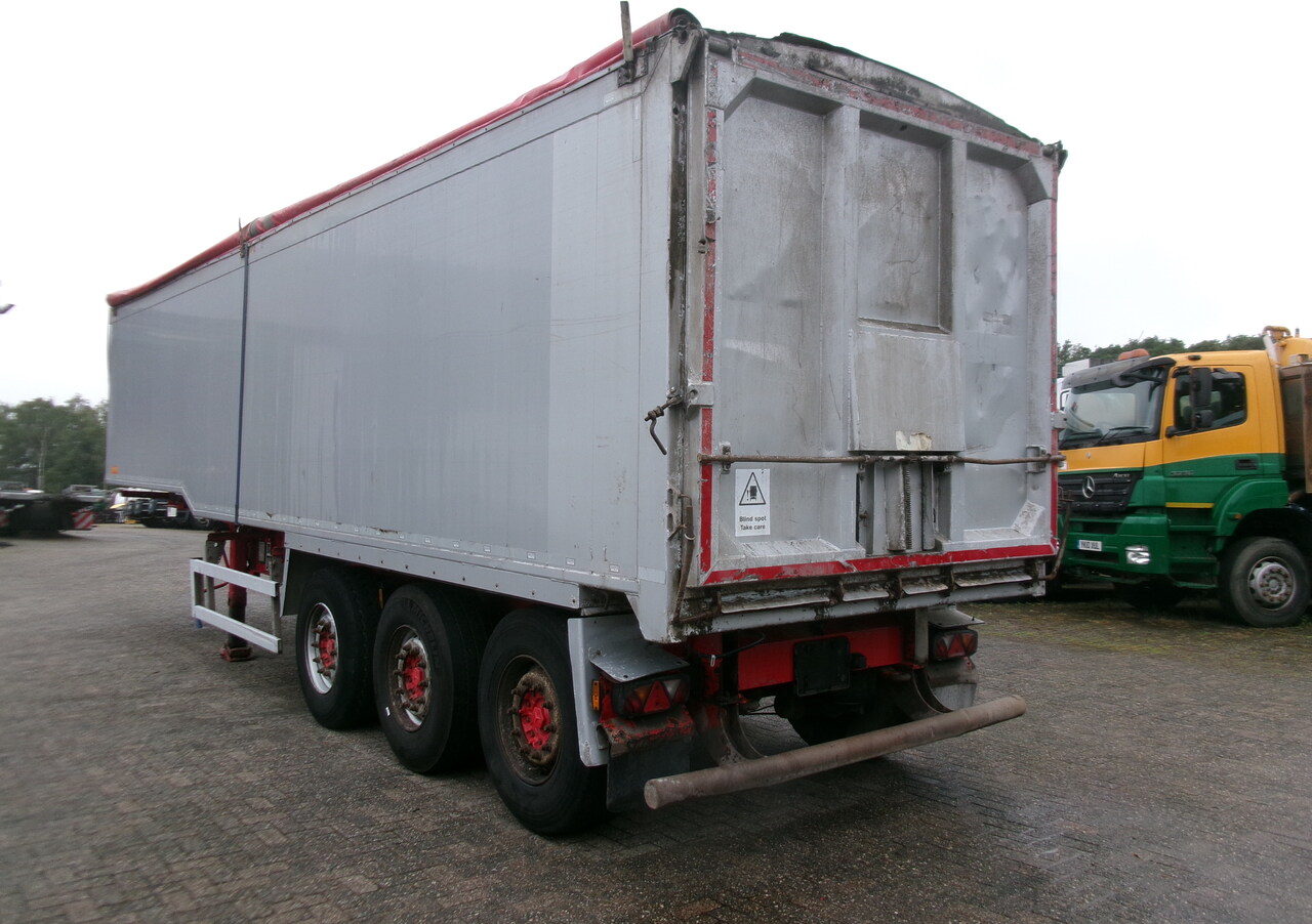 Félpótkocsi billenőplatós Wilcox Tipper trailer alu 55 m3 + tarpaulin: 3 kép.