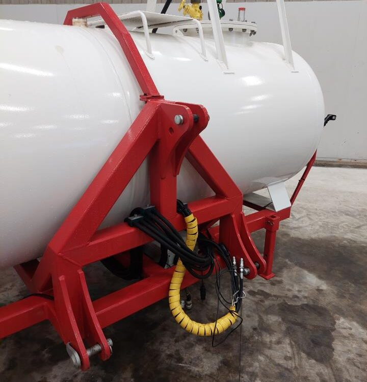 Műtrágyaszóró gép, Tároló tartály Agrodan Ammoniak-tank med ISO-BUS styr: 8 kép.