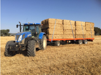 Rinoagro REMOLQUE PLATAFORMA AGRICOLA PARA PAQUETES O PALETS 24000KG PL-100 - Mezőgazdasági platós pótkocsi