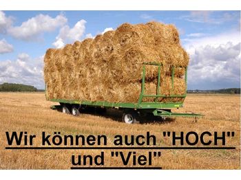 Új Mezőgazdasági platós pótkocsi Pronar 2-achs / 3-Achs Ballentransportwagen, 10-24 to.: 1 kép.