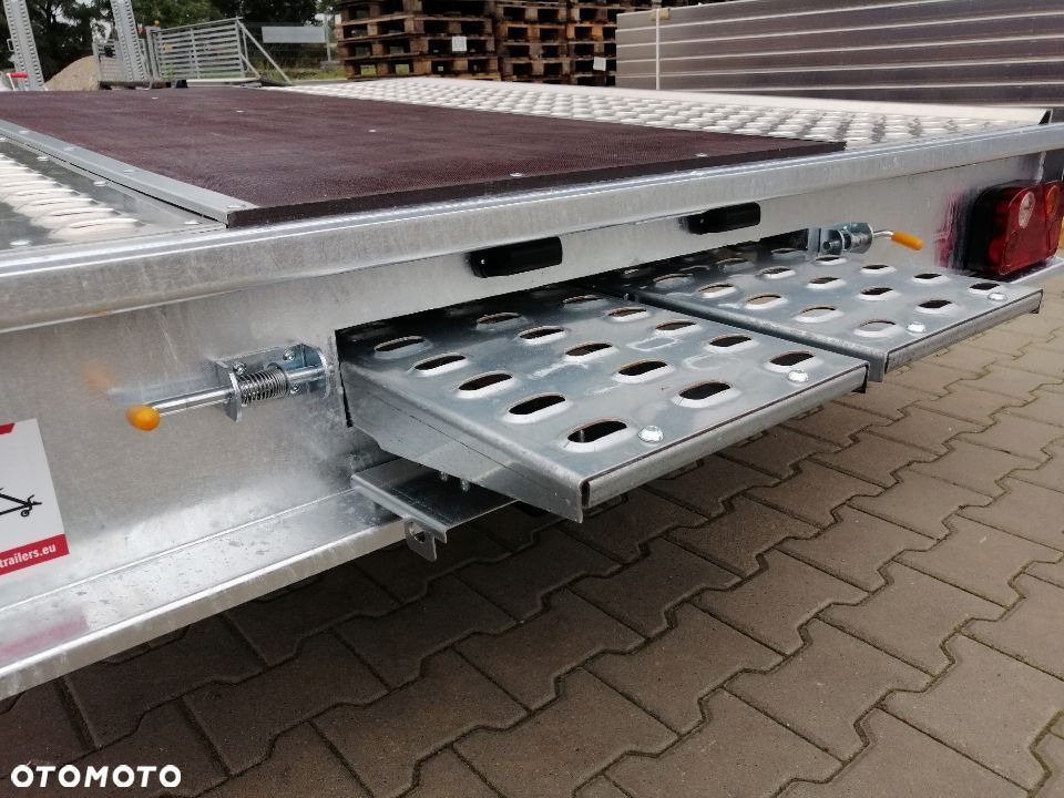 Új Pótkocsi autószállító Besttrailers REBEL (Jupiter) 5,0 x2,1 3000 kg przyczepa ze skośnym fragmentem tylnym: 7 kép.