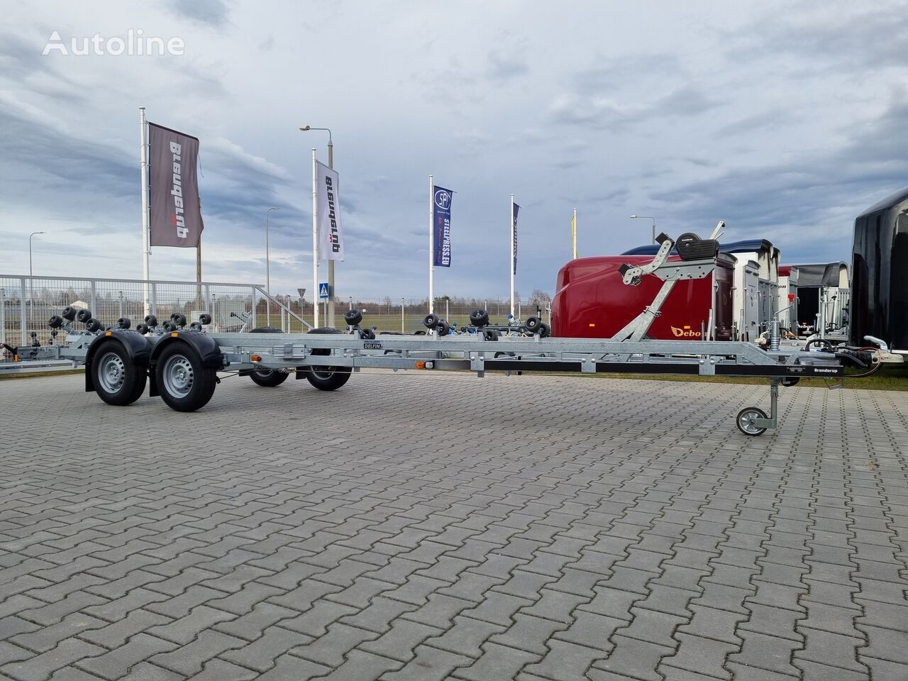 Új Csónakszállító utánfutó Brenderup 263500TB SRX trailer for 7,8 m boat 3.5T GVW: 15 kép.