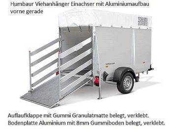 Új Pótkocsi állatszállító Humbaur - HEV 152513 Alu Viehanhänger Einachser 1,5to: 1 kép.