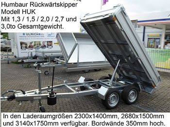 Új Pótkocsi billenőplatós Humbaur - HUK303117 Rückwärtskipper Elektropumpe: 1 kép.