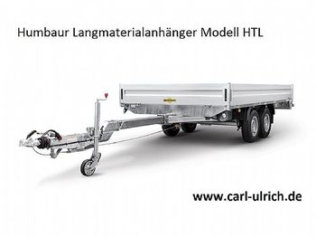 Új Platós pótkocsi Humbaur - Langmaterialanhänger HTL266121 mit Rohrzugdeichsel: 1 kép.