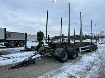Rönkszállító pótkocsi Parator SV 18-24 Logging trailer 5-axles: 1 kép.