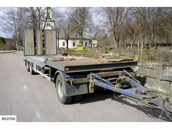 Platós pótkocsi NOR SLEP SL28 Machine Trailer