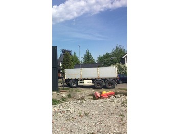 Platós pótkocsi Narko Trailer with crane sleeves