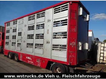 Finkl 3 Stock  Hubdach Vollalu  8,30m  - Pótkocsi állatszállító