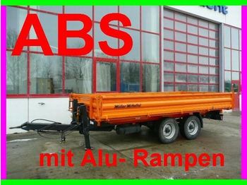 Müller-Mitteltal Tandemkipper mit Alu  Rampen - Pótkocsi billenőplatós