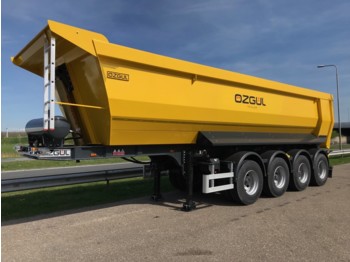 OZGUL Quad/A End Dump Trailer 35 cbm half pipe - Pótkocsi billenőplatós