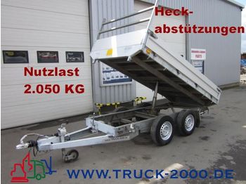 SARIS PK 30 3-S.-Kipper Aluaufbau  2.050 kg NL - Pótkocsi billenőplatós