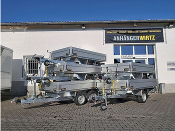  Wm Meyer - HLNK 1523/141 1500kg Metallboden Aluwände - Pótkocsi billenőplatós
