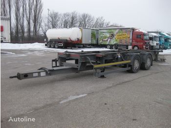 Pótkocsi cserefelépítményes SCHMITZ CARGOBULL ZWF 18 Maxi Gotha SAF tandemový
