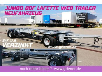 Web-Trailer JUMBO / MAXI BDF 7,15/7,45 LAFETTE 960 mm höhe  - Pótkocsi cserefelépítményes